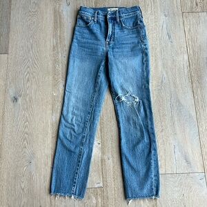 Madewell cropped perfect vintage straight jean